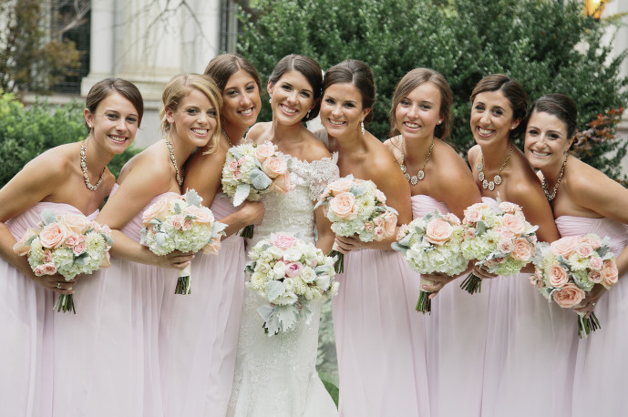 Bridal party hair and makeup - Bella Angel hair and makeup artists in Philly
