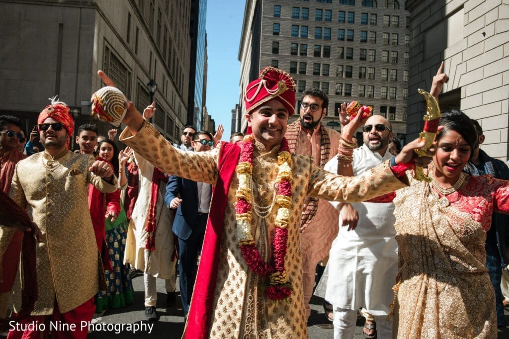 Hindu-wedding-dancing-in-the-streets-of-Philadelphia