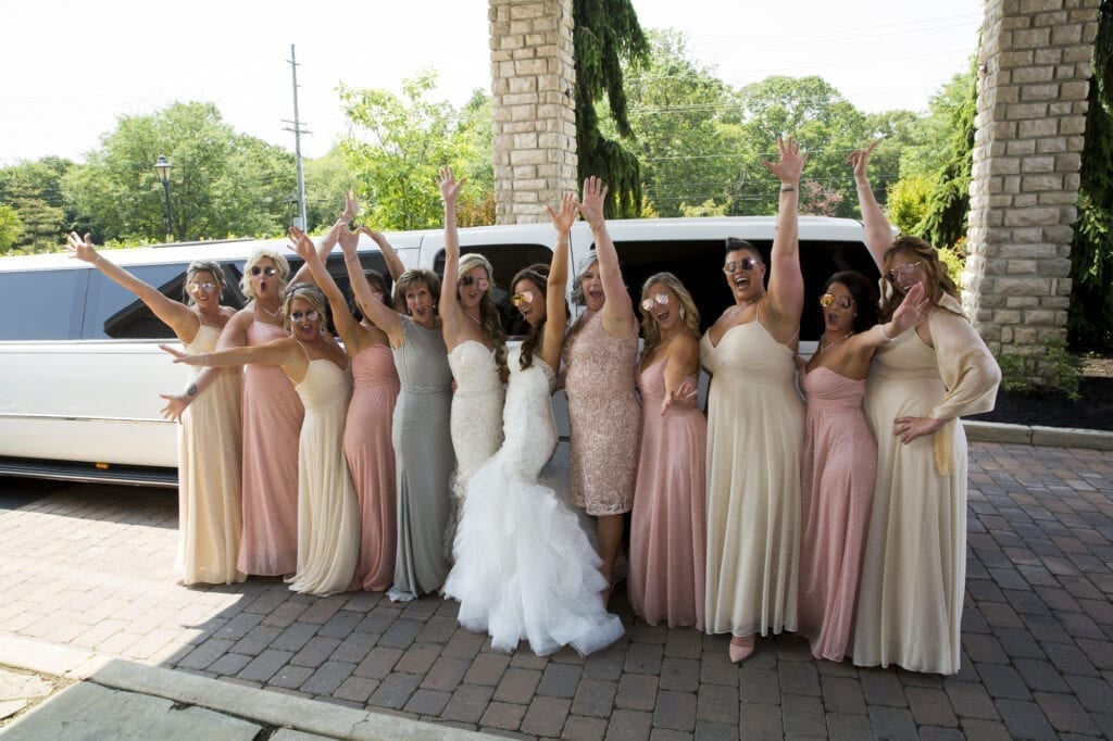 two gorgeous brides at Scotland Run Country Club