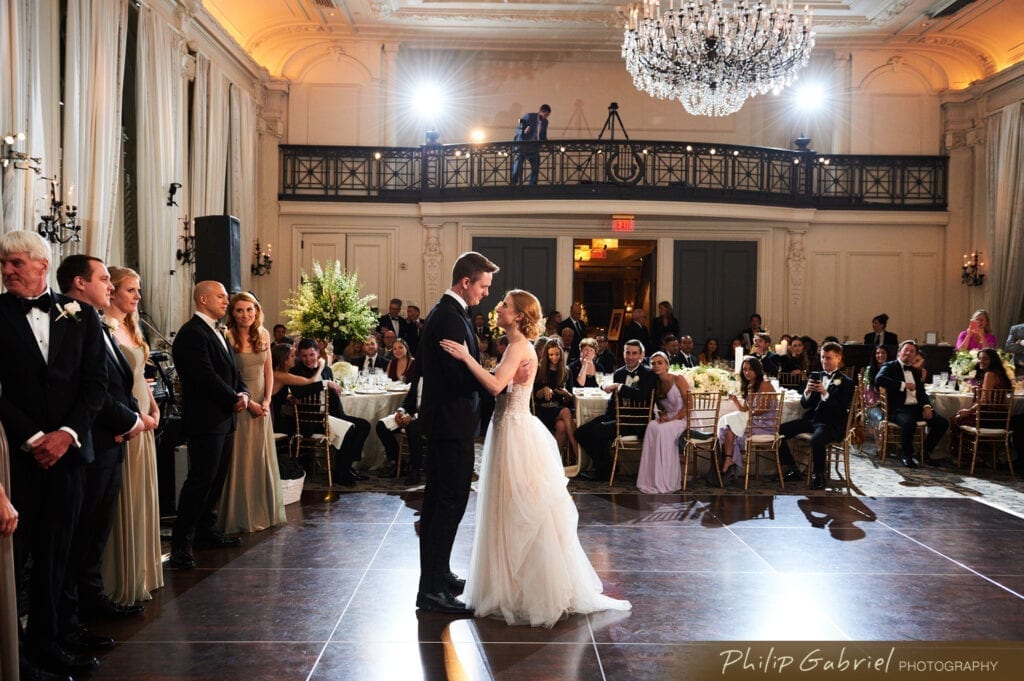 Bellevue Hotel Philadelphia first dance bride and groom