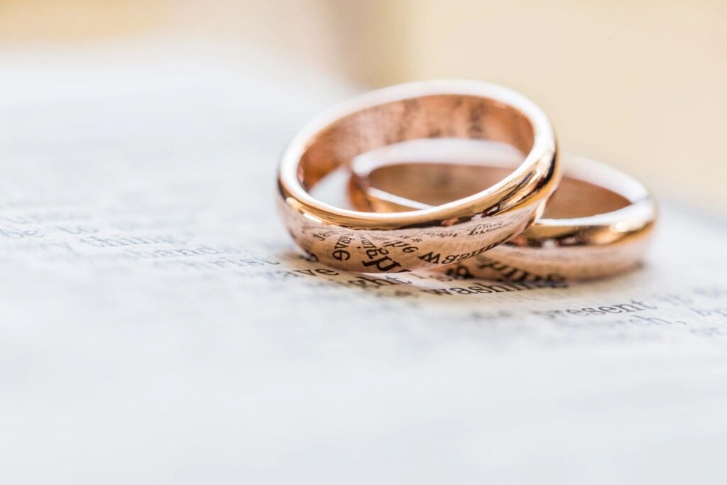 love and expectations
wedding bands
