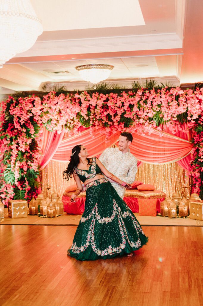 South Asian fusion wedding