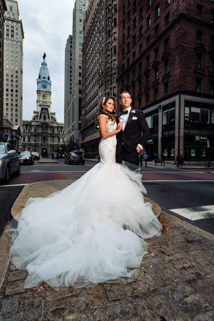 bride and Groom in Philadelphia